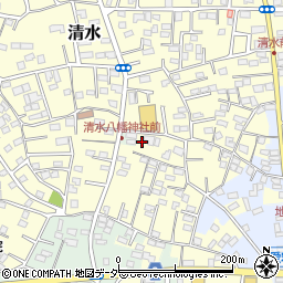 千葉県野田市清水116周辺の地図