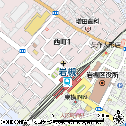 セブンイレブン岩槻駅西口店周辺の地図
