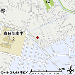 埼玉県春日部市武里中野104-8周辺の地図