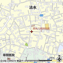 千葉県野田市清水669周辺の地図