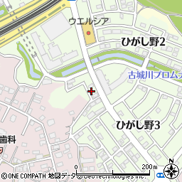 茨城県守谷市ひがし野3丁目4-5周辺の地図