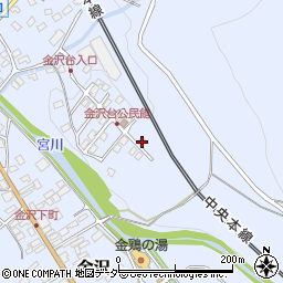 長野県茅野市金沢3976-5周辺の地図