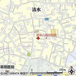 千葉県野田市清水664周辺の地図