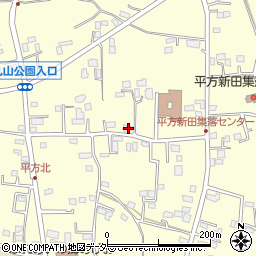 埼玉県上尾市平方3145-3周辺の地図