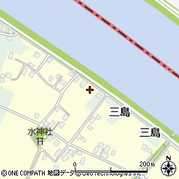 千葉県香取市境島78周辺の地図