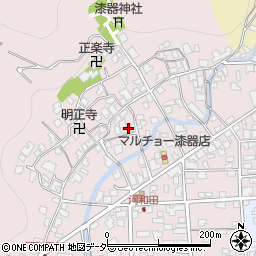 田中漆器周辺の地図