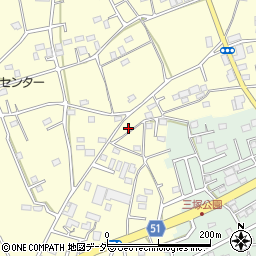 埼玉県上尾市平方1629-10周辺の地図
