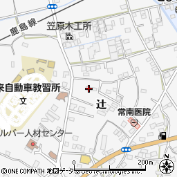 茨城県潮来市辻472-1周辺の地図