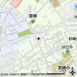 千葉県野田市宮崎68-3周辺の地図