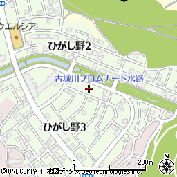 茨城県守谷市ひがし野3丁目25周辺の地図