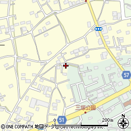 埼玉県上尾市平方1623-2周辺の地図