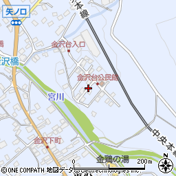 長野県茅野市金沢金沢台周辺の地図