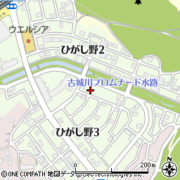 茨城県守谷市ひがし野3丁目25-2周辺の地図