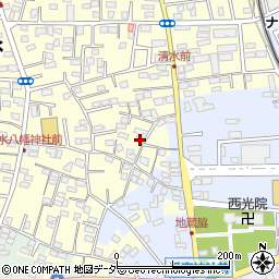 千葉県野田市清水128-10周辺の地図