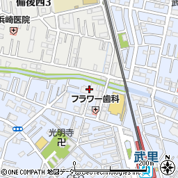 埼玉県春日部市大場1233周辺の地図