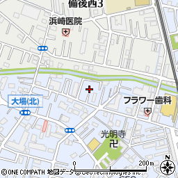 埼玉県春日部市大場1250周辺の地図