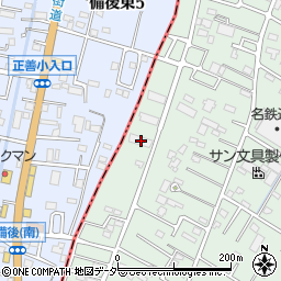 埼玉県住宅供給公社　１号棟周辺の地図