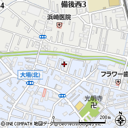 埼玉県春日部市大場1261周辺の地図
