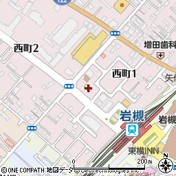 ローソン岩槻駅西口店周辺の地図