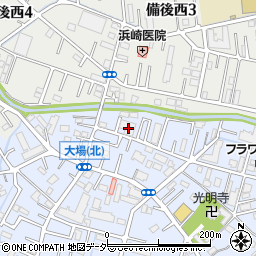 埼玉県春日部市大場1256周辺の地図