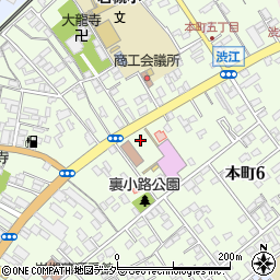 岩槻人形博物館周辺の地図