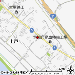 方波見自動車工業周辺の地図