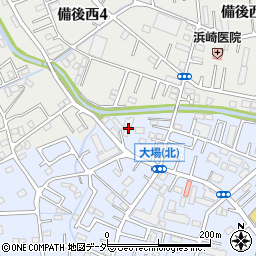 埼玉県春日部市大場245周辺の地図