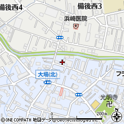 埼玉県春日部市大場1258周辺の地図