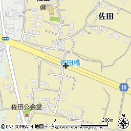茨城県鹿嶋市佐田周辺の地図