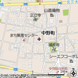 〒916-0033 福井県鯖江市中野町の地図