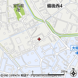 埼玉県春日部市武里中野13周辺の地図