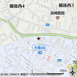 埼玉県春日部市大場252周辺の地図
