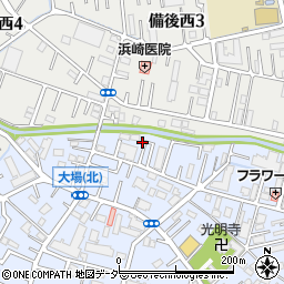 埼玉県春日部市大場1255周辺の地図