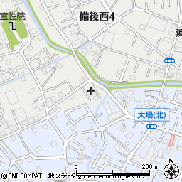 埼玉県春日部市武里中野2周辺の地図