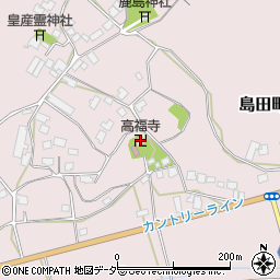 高福寺周辺の地図