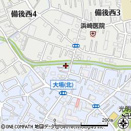 埼玉県春日部市大場1260周辺の地図