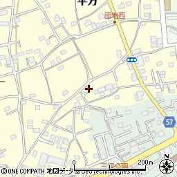 埼玉県上尾市平方4255-7周辺の地図