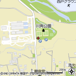 毛呂山町川角公園テニスコート周辺の地図