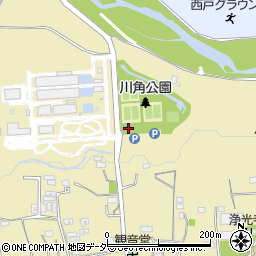 毛呂山町川角公園テニスコート周辺の地図