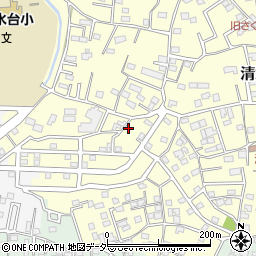 千葉県野田市清水724周辺の地図