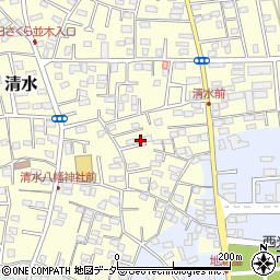千葉県野田市清水146-22周辺の地図