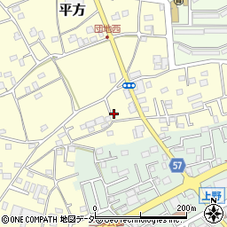 埼玉県上尾市平方4267周辺の地図