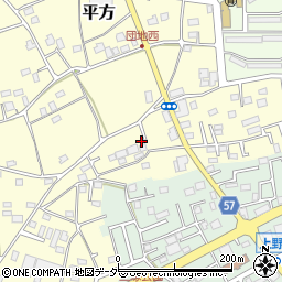 埼玉県上尾市平方4267-11周辺の地図