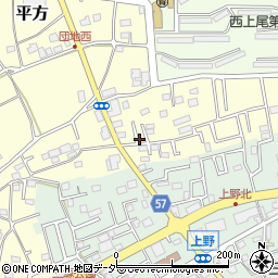 埼玉県上尾市平方4289-6周辺の地図