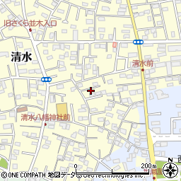 千葉県野田市清水146-15周辺の地図