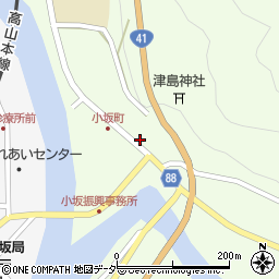 高山信用金庫小坂支店周辺の地図