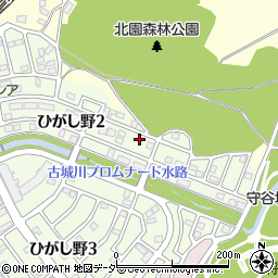 茨城県守谷市ひがし野2丁目11-9周辺の地図