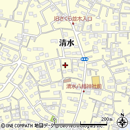 千葉県野田市清水655周辺の地図