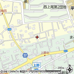 埼玉県上尾市平方4311-4周辺の地図