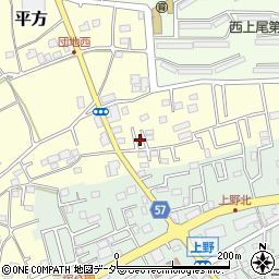 埼玉県上尾市平方4289-5周辺の地図